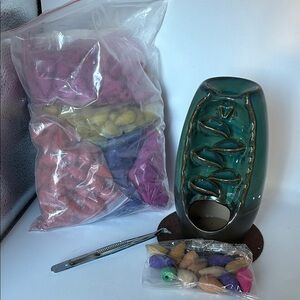 Ceramic Incense waterfall with Cones